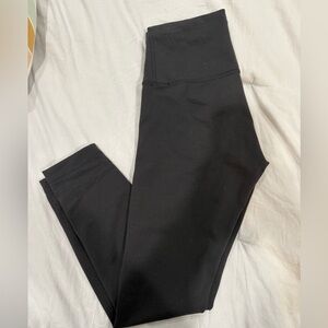 Black Lululemon Wunder Train Leggings 25 Inch